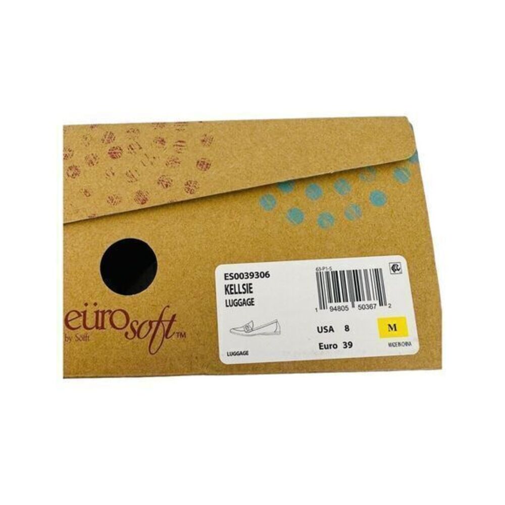 Eurosoft Women's‎ Kellsie Luggage Flat Loafer Cushion Insole Women's Size 8M NWB - Picture 13 of 13